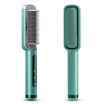 negative ions hair comb portable hair straightener